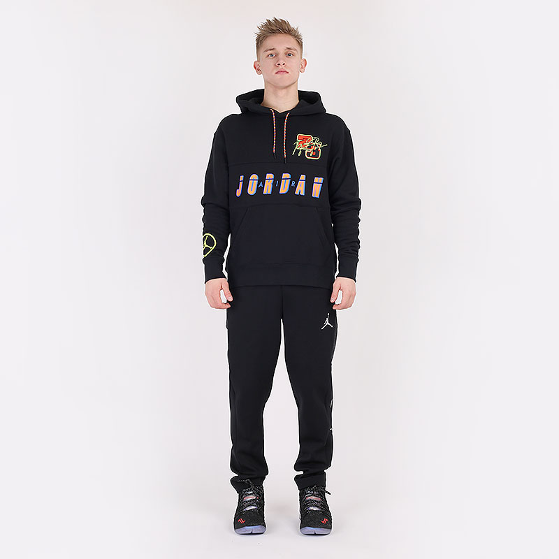 мужская черная толстовка Jordan Sport DNA  Pullover Hoodie CV2743-010 - цена, описание, фото 7